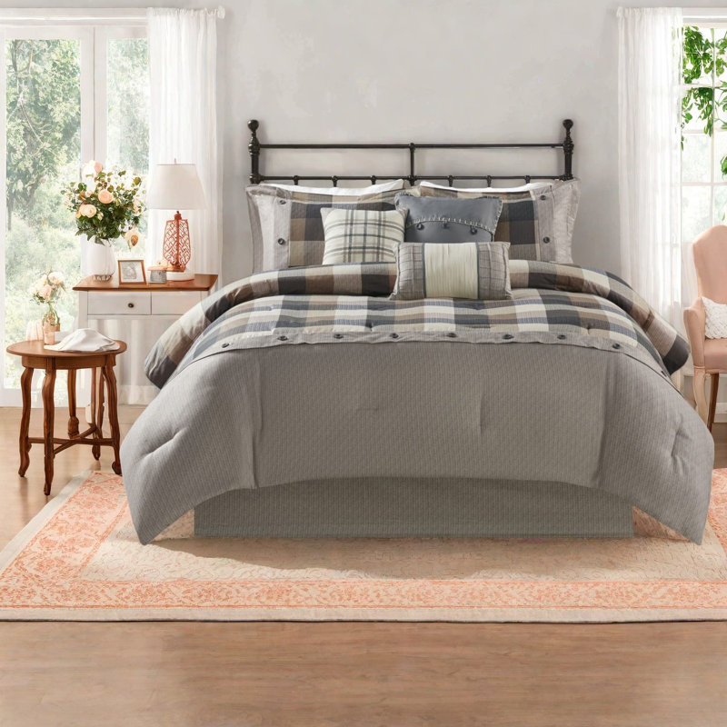 Piece Queen Bedding Sets Polyester Farmhouse Comfort, Cozy Home