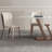 Luxury Rectangular Rock Slab Dining Table Sets-111120717