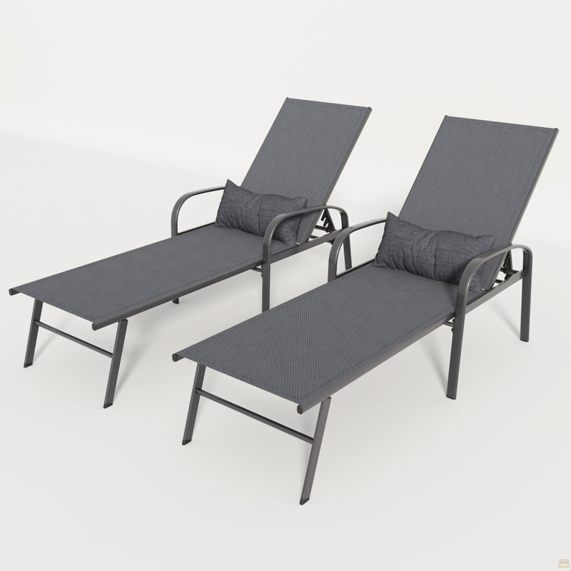 Ensemble de 2 chaises de patio pour l'extérieur