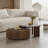 Modern minimalist sintered stone coffee table set