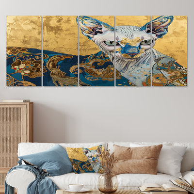 Khari - Cat Wall Art Set 5 Piece