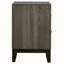 Table de chevet 2 tiroirs Grey Oak