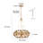 3 - Light Modern Sputnik Chandelier