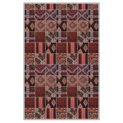 Premium Hall Carpet, 100% Polyester, 0.3 in Pile Height | Antibacterial, Non-Slip PVC Dot Underside, 650 g/m² | Durable Woven Design, 3D Digital Printing, Machine Washable, Ideal for Home Décor