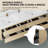Wall-Mounted Bathroom Vanity with Double Sinks-2047097068