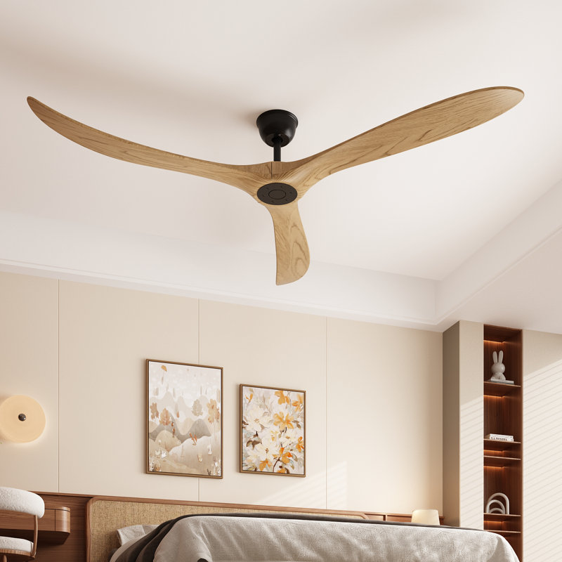 Ventilateur de plafond 72 pouces avec moteur à courant continu réversible