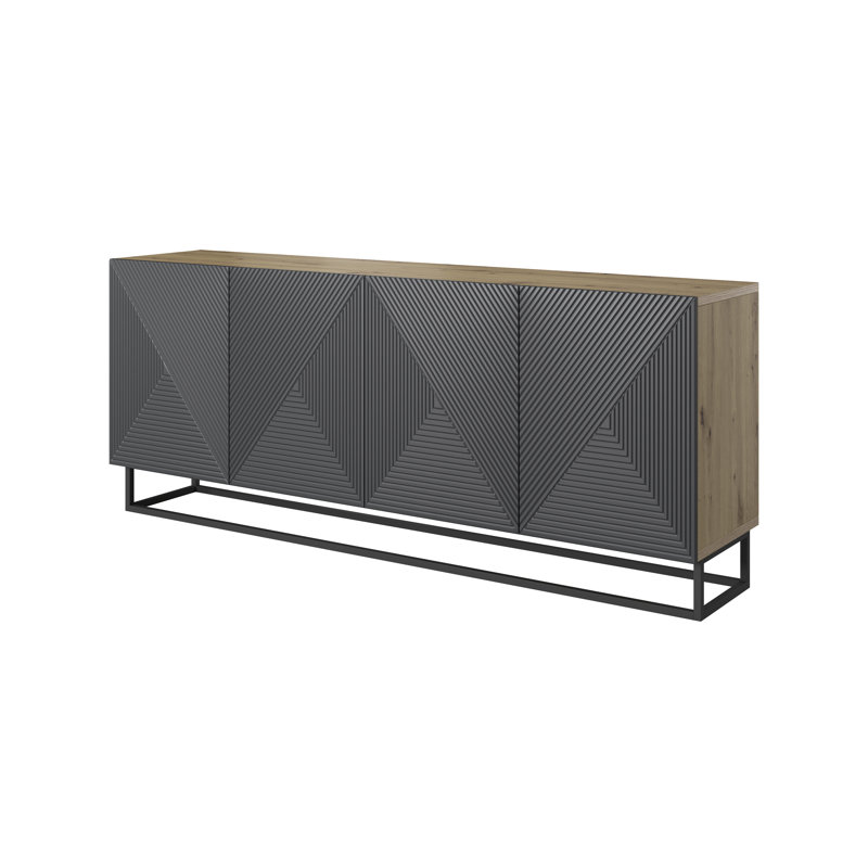 Mehrunisha 200cm Sideboard, Artisan/Rivier Stone
