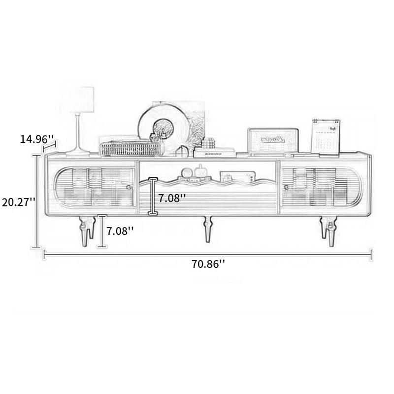 70.86 W Storage Credenza