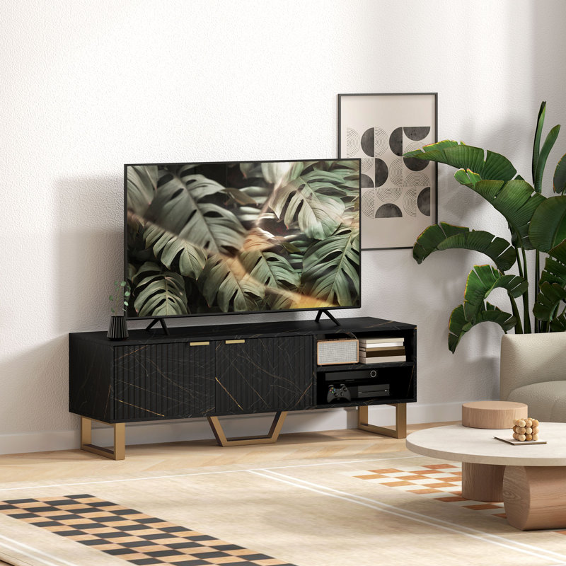 TV Stand for TVs up to 70", Black