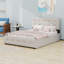 Lit plateforme tapissier avec 2 tiroirs et lit gigogne-2076433767