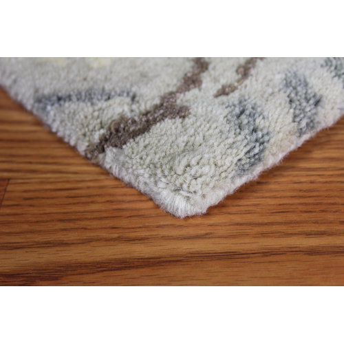 Astoria Grand Soraya Wool Floral Rug | Wayfair