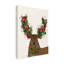 «Deer, Candy Cane Wreath» par Fab Funky - impression sur toile-33422387