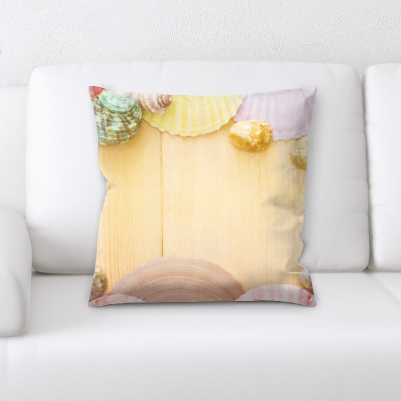 Hostetler Faux Leather Throw Pillow
