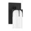  Applique murale 1 lumière Caldwell en noir mat-581401850