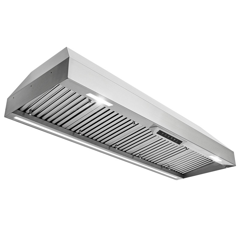Hotte de cuisine encastrée de 1200 pi³/min et 48 po avec commandes gestuelles et tactiles, 46.4"