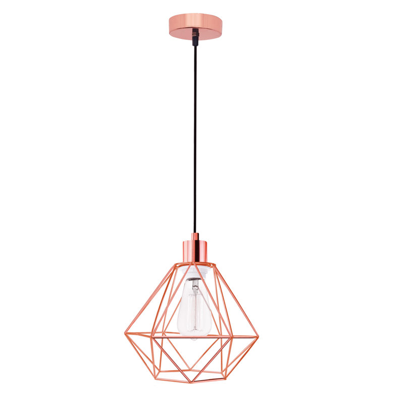 Pietra 1 - Light Geometric Pendant, Copper