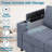 Jamerio 5 - Piece Upholstered Sectional Sofa with Storage Ottoman and Cup Holder for Living Room-379969825