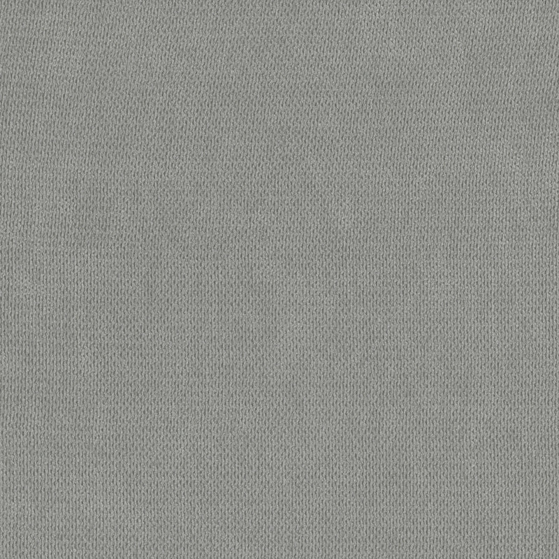 Causeuse rembourrée 58 po Mellitz, 100 % polyester gris clair,  H 35 po x l 58 po x P 35,5 po