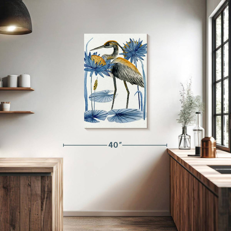 Brampt Heron Pond I, 36" H x 24" W