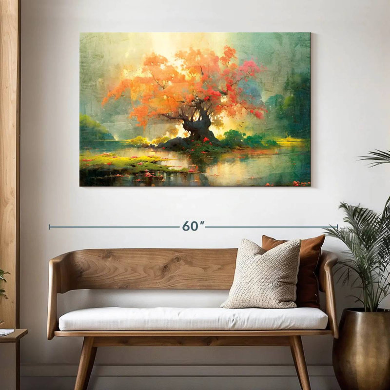 Harnek Enchanted Spring Tree, 32" H x 48" W