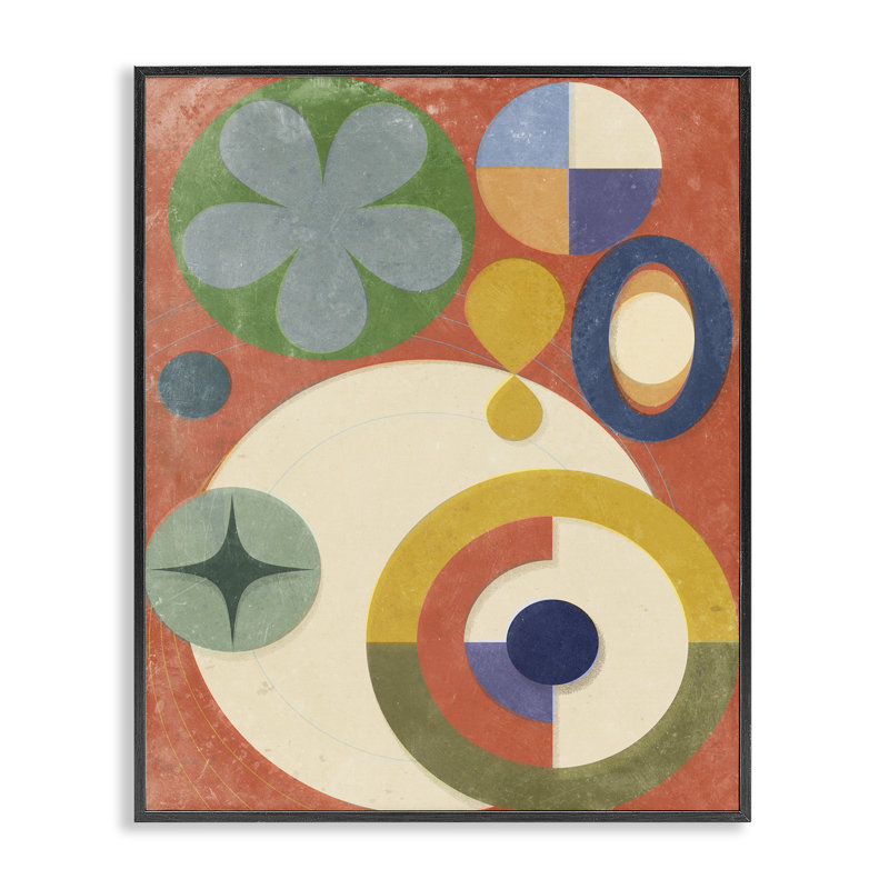  Art rétro, giclée encadrée par Victoria Barnes, H 20 po x l 16 po, Giclée encadrée noir minuit