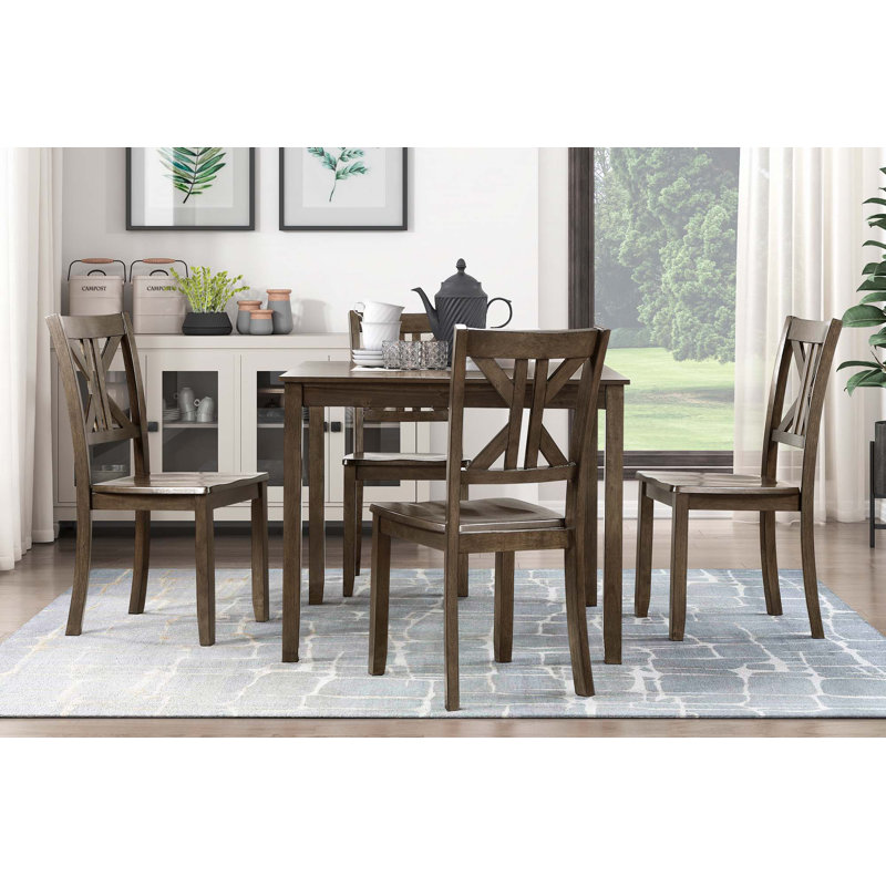 Broeker 4 - Person Four Leg Dining Set