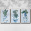 Ensemble de 3 vases encadrés sur toile Moonlight-97709310-97709316