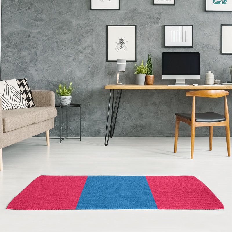 Striped Indoor Rug, Rectangle 7' x 5'