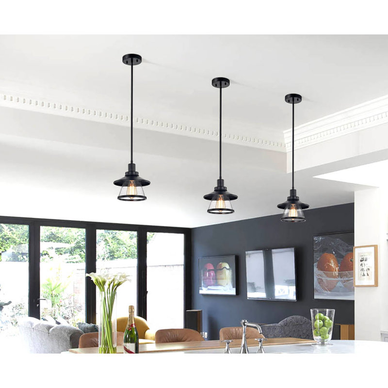 Luminaire suspendu conique 1 lumière Deckard