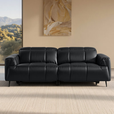 86.6'' Power Reclining Sofa With Zero Gravity Mode And Adjustable Headrest