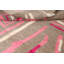 Tapis décoratif beige en laine noué à la main de conception unique 5 pi x 7 pi noué à la main New Age