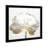 Gold And Light Floral " Gold And Light Floral II White " by Oliver Gal Painting Print-68785472-68785465
