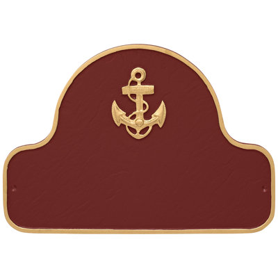 Anchor Arch Address Sign Plaque