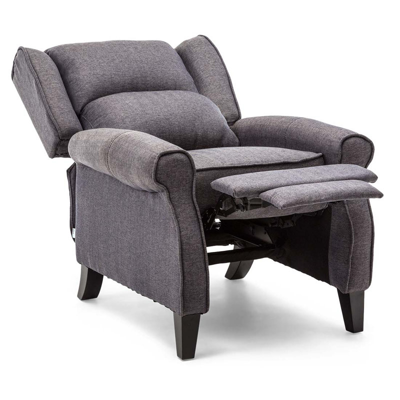 Lynnwood 80cm Wide Wing Chair Recliner, Blue