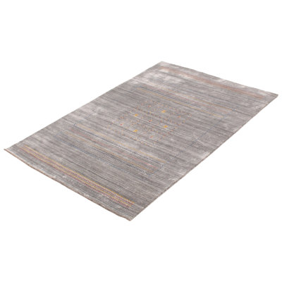 Kamberlyn One-of-a-Kind 4'7" X 6'8" New Age Wool Area Rug in Gray