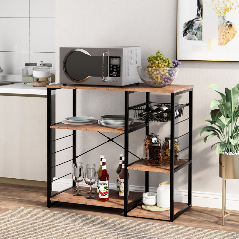 Fleischman Kitchen Island, Brown