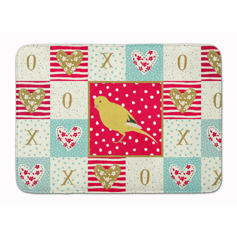 Tapis de cuisine Love, Canari Border