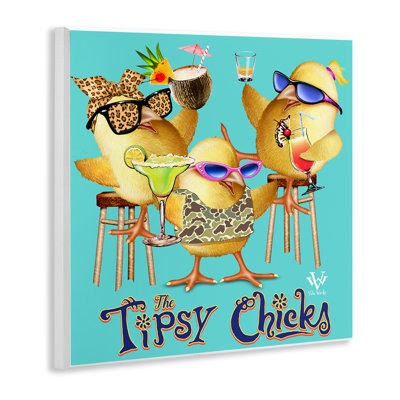 Plaque murale «Tipy Chicks Groovy», conception par Jim Baldwin