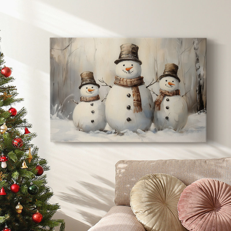 Art des Fêtes de Noël - Toile tendue avec châssis - Série 3-Cxxi, H 40 po x l 60 po