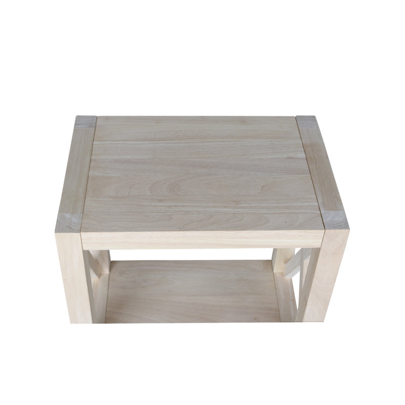 Rossitano Solid Wood End Table