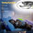 Ceiling Fan With Light Remote, 3 LED Color Temperature, 6 Speed Noiseless AC Motor, Timer Setting,Adjustable Brightness