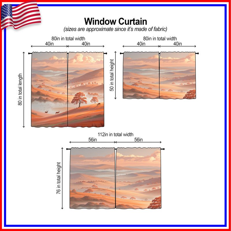 Rideaux roulants Rolling Hills, 20in x 50in - 2 panels, Transparent