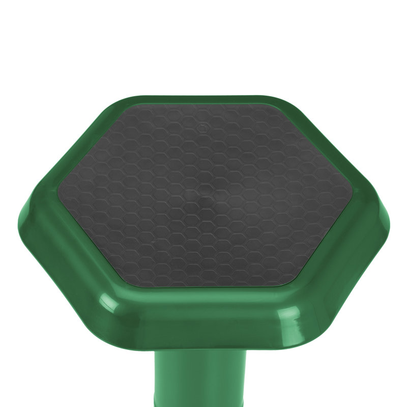 Tabouret d'apprentissage en plastique sans dossier, 20 po, Vert