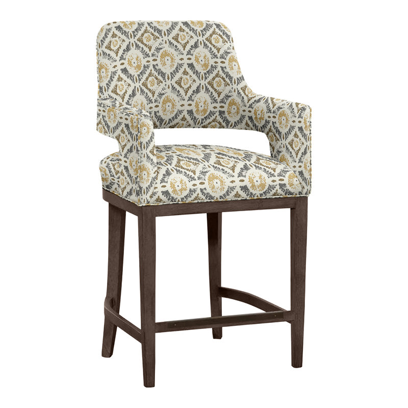 Tabouret de bar et de comptoir Josie, Noisette, Perigold Wittstock brume, Tabouret de comptoir (siège d'une hauteur de 26,5