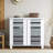 Millan Crete Lismore 12 Pair Shoe Storage Cabinet-464447157
