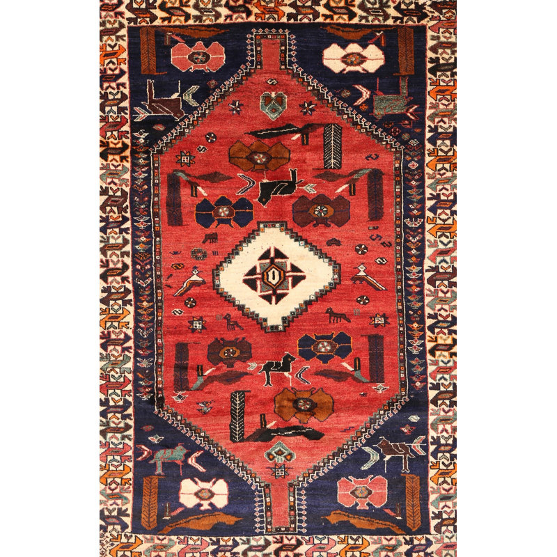 Oriental Indoor Rug, Rectangle 5' x 7'