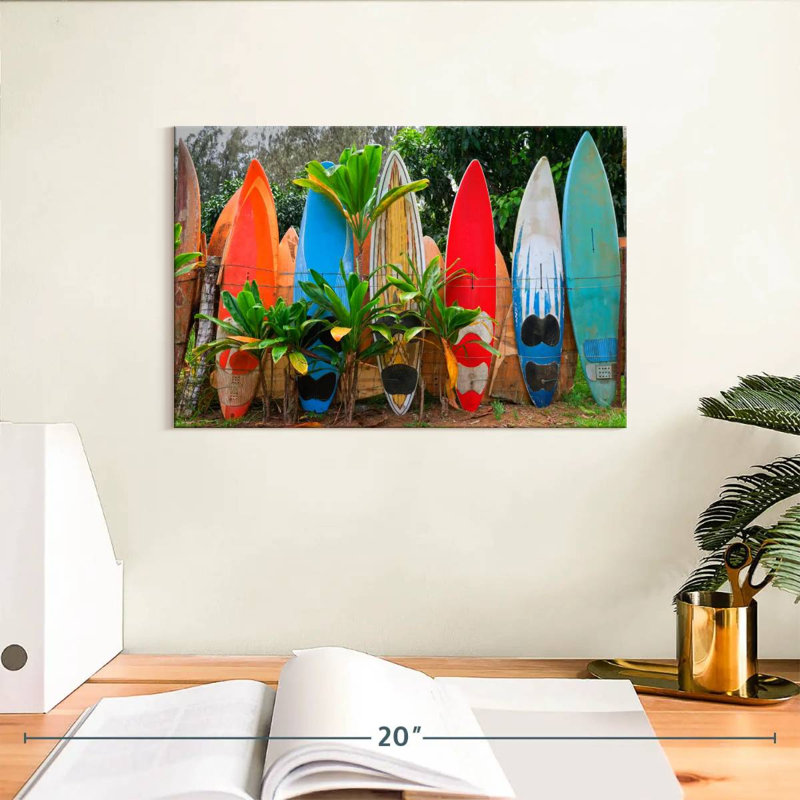 Clôture de planche de surf Senne, H 8 po x l 12 po