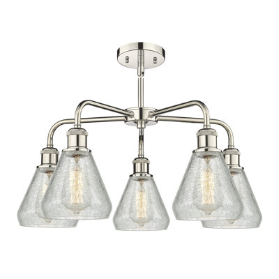 Lustre conique à 5 lumières Kotter