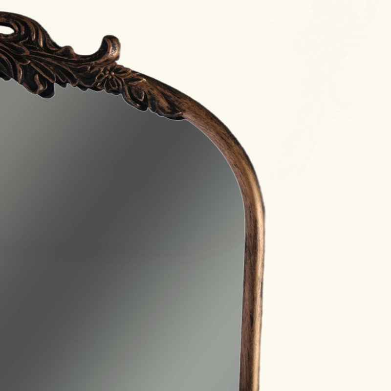 Miroir vintage pleine longueur, miroirs arqués