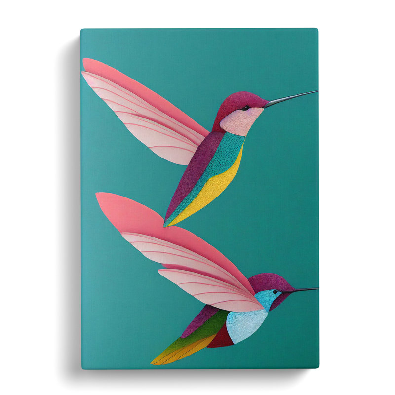 Sareen Hummingbird Vol.2 - Wrapped Canvas, 50cm H x 35cm W x 3cm D